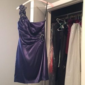 City Studio One Shoulder Dress